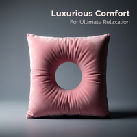 Breathable Neck Support Pillow for Travel, Ergonomic Neck Pillow, Comfort Pillow for Office Naps, He - Pink