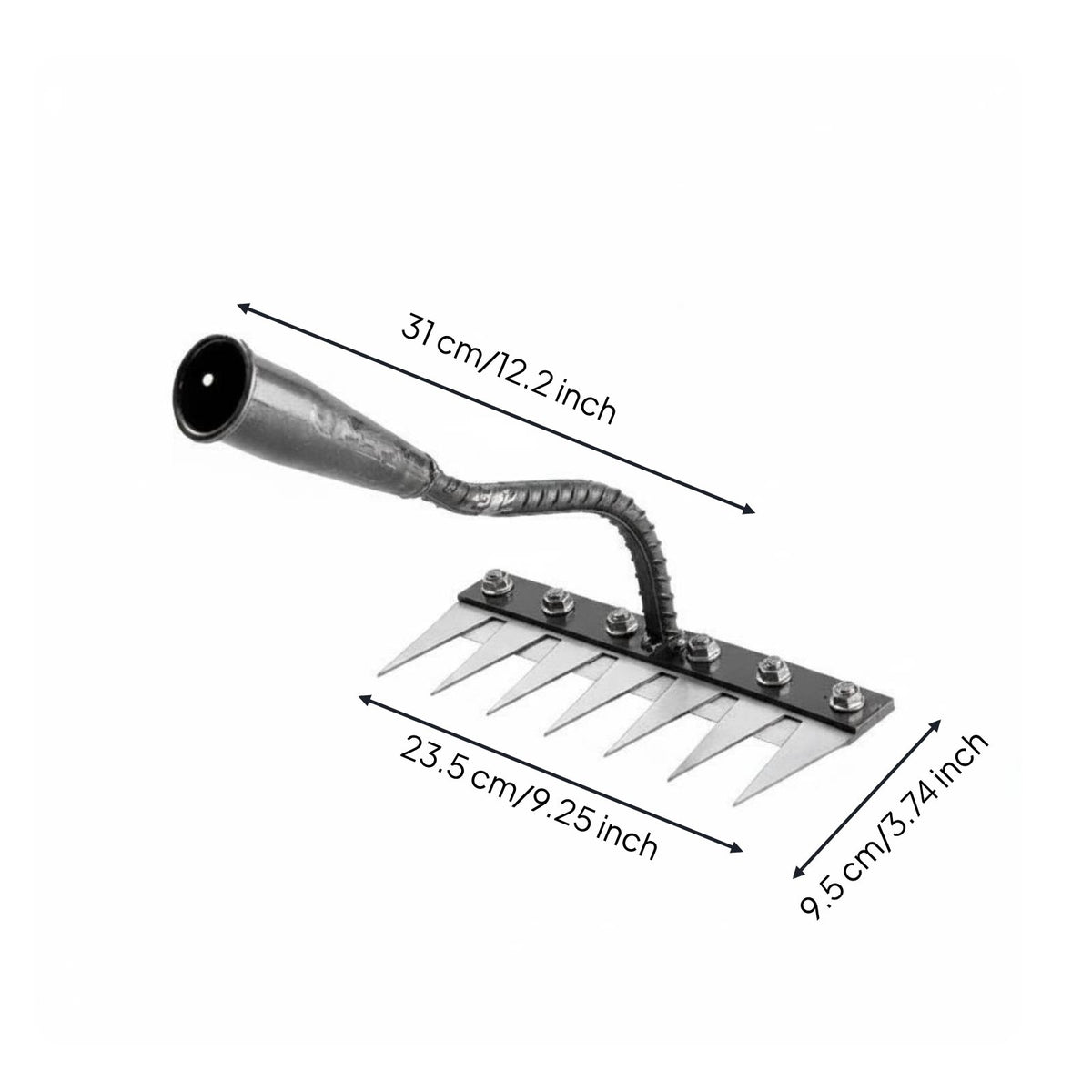 Manganese Steel Rake Thickened Blade Unwanted Growth Remover Tool Multi Purpose