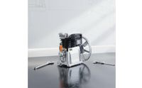 Efficient Cooling Fins Dual-Cylinder-Cylinder Air Compressor Pump Head Machine Component for Garage