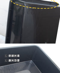 乌龟育苗盆隔离盒带盖龟缸蛋龟发色保温箱粪便分离过冬懒人饲养箱
