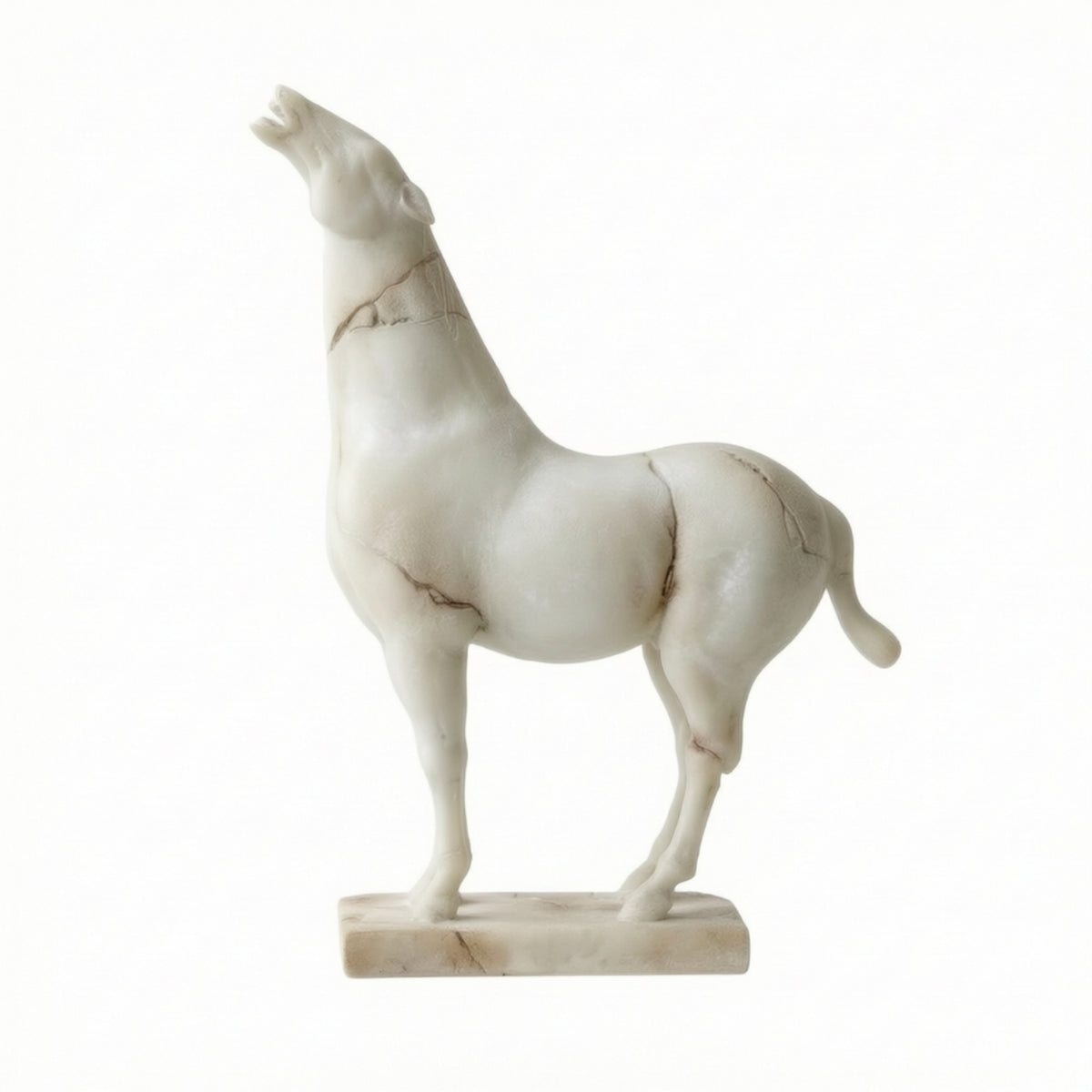 Horse Figurine with Hardened Resin Horse Figurine Weathered Decor for Home Stylists, Office