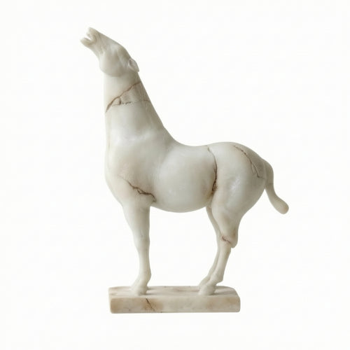 Horse Figurine with Hardened Resin Horse Figurine Weathered Decor for Home Stylists, Office