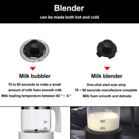 家用小型奶泡机 分离式手持电动打奶器冷热搅拌热奶器跨境热销 英规