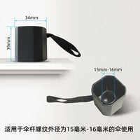 雨伞零件 握把太阳伞手把头修伞配件大全磨砂伞头 手动雨伞手柄