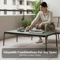 4-Piece Woven Sofa Set Nordic design Outdoor Furniture Easy to Clean Ergonomic Design for Homeowners, Adults