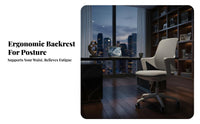 Wheeled Computer Chair Support rotate Seat Ergonomic Design for Bedroom