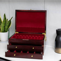3 Layer Silverware Case Large Capacity Silverware Case Easy to Organize Utensil Organizer Box for Restaurant