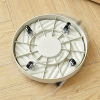 Plant Trolley with Drainage Tray, Resin Flower Pot Stand and Pot Stand, Indoor Outdoor Garden Plant Stand, Floor Standing, 255mm Base Diameter