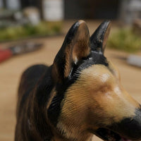 1/64 Scale Dog Figurine Fine Workmanship Mini Dog Model 3D Printed