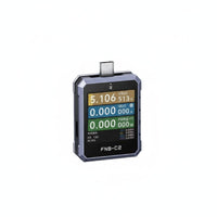 Fast Power Standard Meter 20-Bit High Precision Type-Electrical Power Meter Cable Identifier Cable Test USB-C Tester for Technicians, DIY Enthusiasts