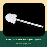 Toilet Brush: Glass Base