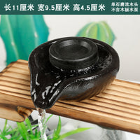流水配件自制循环流水器加湿器陶瓷鱼缸配件增氧装置DIY创意搭配 时来运转（可以转动）