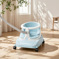 Swivel Baby Rolling Seat Mobile Baby Floor Seat with Wheels Ergonomic Two-Tone for Infants, Toddlers, Playroom