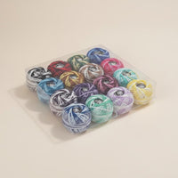 16 Pieces Size 8 Cotton Lace Thread Embroidered Ball Craft Thread