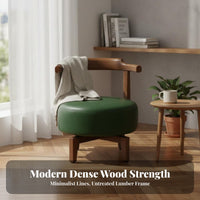 Round rotate Stool with spinerest Plush Padding Lounge Seating Easy Assembly