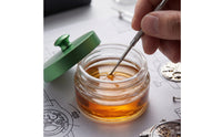Watch Repair Oil Jar Workshop-Grade Glass Jar with Lid Container for Workbench