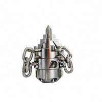 Rotating Spray Nozzle with Thread Industrial piping Cleaning Nozzle Compact for Maintenance Technicians