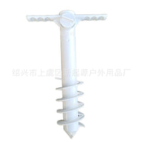 Plastic Beach Umbrella Anchor with Three-Spiral or Five-Spiral Ground Plug Hook Set