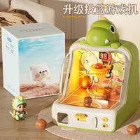 Desktop Basketball Arcade Game with Coin Scoring for Kids
