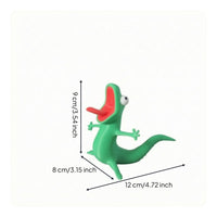3D-Printed Reptile Pen Holder Curved Tail Reptile Pen Holder Smooth Surface