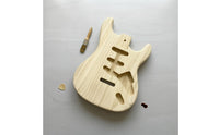 Routed Cavities S and T Style Guitar Body Sanded Unfinished Guitar Body Polished for Repair Hobbyists