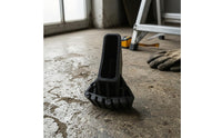 Ladder Base Cover Ribbed Square Tube Base Cover Treaded Hardware