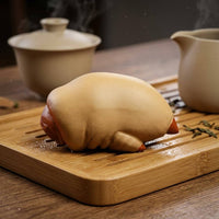 5 Pieces Yixing Clay Infused Beverage Pet Handmade Pig Figurine Cute