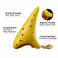 12 Hole Alto Ocarina Musical Instrument for Learning, Portable 12 Hole Ocarina for Casual Music, Mus - Image 6