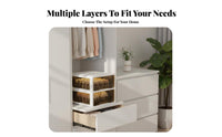 3 Pieces Underwear Storage Box Set Space-Saving Drawer Organizer for households