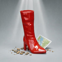 High Heel Doll Boots Pointed Toe Doll Boots Hollow