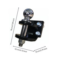 50 Ball Tow Hitch Bolt Fasteners Polished Chrome Hitch Ball Secure Fit Vehicle Towing