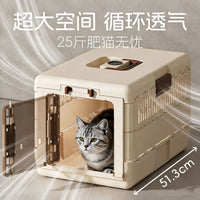 Foldable Pet Carrier Airline Approved Cat Carrier Bag Large Capacity Breathable Dog Cage Handbag