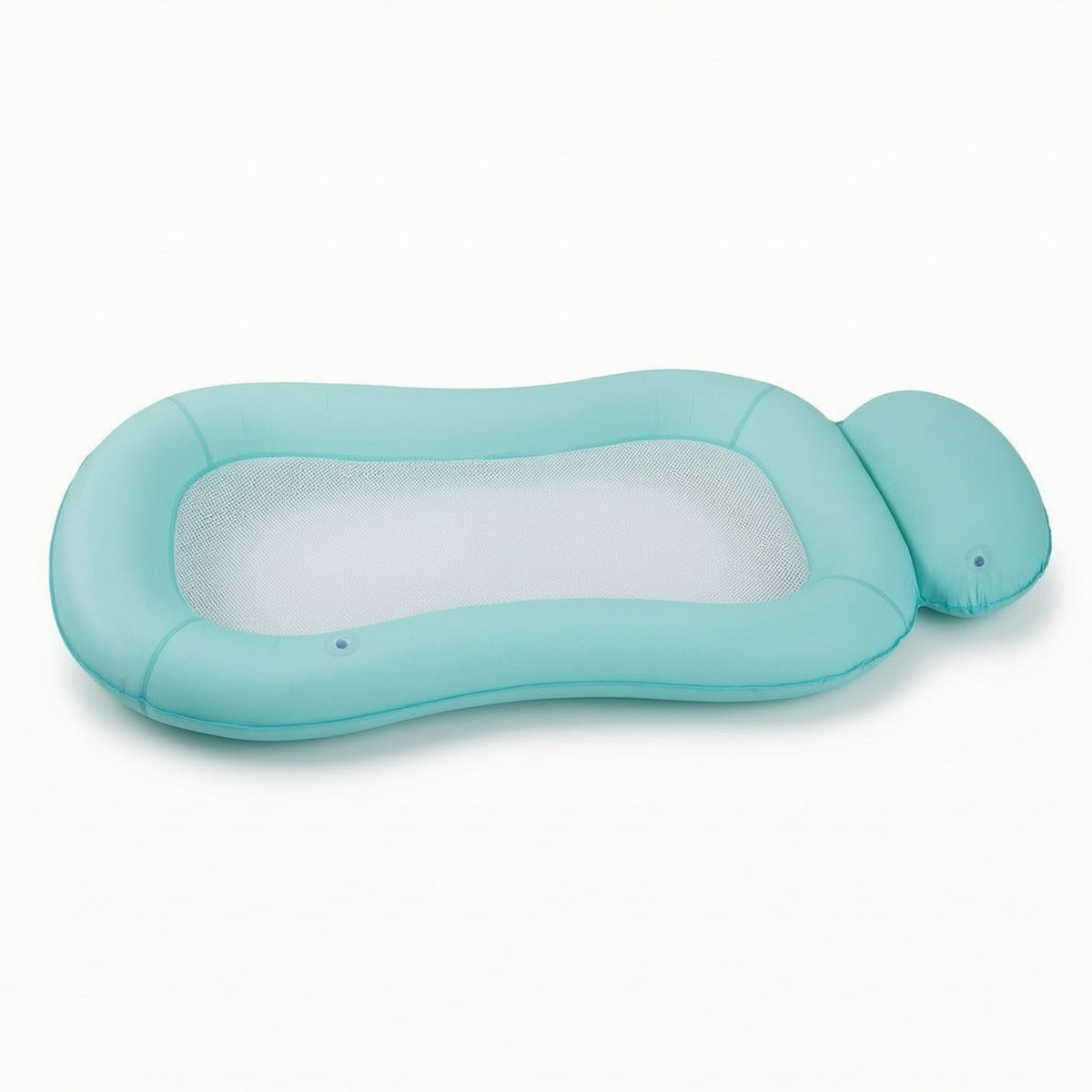 Comfortable Water Buoyant Lounger Lounger Cushioned Pool Lounger Supportive Floating Chair Bed Lightweight for Lake