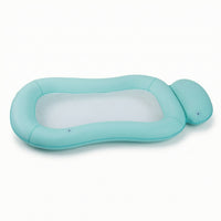 Comfortable Water Buoyant Lounger Lounger Cushioned Pool Lounger Supportive Floating Chair Bed Lightweight for Lake