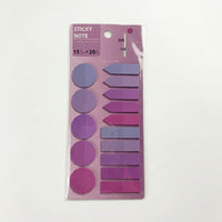 Transparent PET Index Tabs Sticky Flags, Fluorescent Gradient Color Bookmark for Studying, Writable Repositionable Note Taking