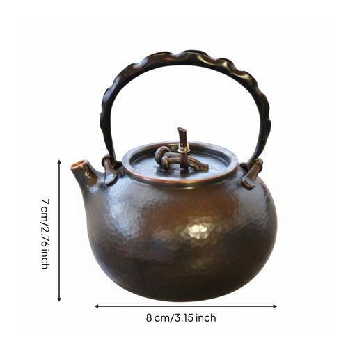 Hammered Copper Kettle Crafted by Hand Hammered Copper Tea Kettle Carry Handle