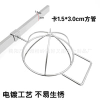帽架卡方管槽板帽子展示架拱形帽托鸭舌帽架货架帽撑托架圆帽架