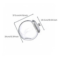 Angled Seal Jar Sealed Transparent Storage Jar Easy to Clean for Kitchen