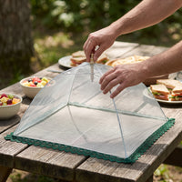 Food Cover Tent Mesh Screen for Leftovers and Outdoor Dining, Foldable and Reusable