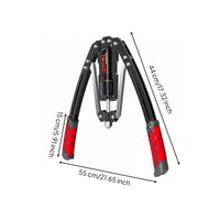 Hydraulic Arm Exerciser Double Handles Adjustable Arm Exerciser Black