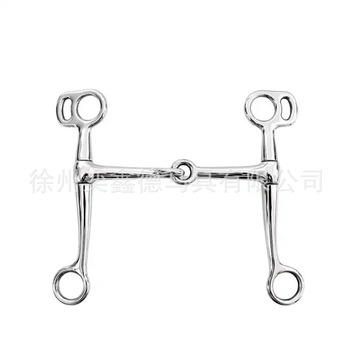 Stainless Steel H-Shank Two-Piece Horse Bit for Western Riding