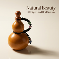 Chinese Feng Shui Gourd Keychains, Hanging Gourd Decoration for Car, Wallet Charm, Brass Hu Lu Penda - Image 2