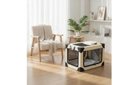 Pet Crate with Cushion Portable Foldable Pet Crate Foldable Travel Kennel for Dog, Cats, Indoor