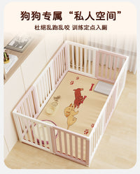 狗围栏宠物围栏室内栅栏狗笼子拼色防护栏家用中小型犬比熊泰迪