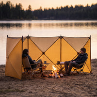 Outdoor Camping Windbreak Screen Portable Folding Wind Shield for BBQ Fishing Picnic