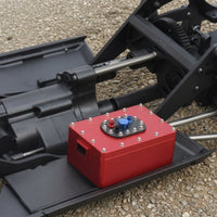 RC Equipment Box with Bolted Lid Electronics Box with Mounting Holes Rectangular RC Scale Energy Tank for Hobbyists