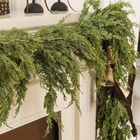 Artificial Cypress Vine for Christmas Mantel Hanging