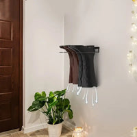 Wall-Mounted Boot Rack for Long Boots and Rain Boots