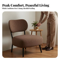 3 Pieces Contemporaryell Spine Chair and Table Set Comfortable Seat Paddings Indoor Furnicontemporarying Soft Upholstery