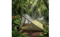 Single-Person Mesh Inner Tent No Poles Triangular Mesh Tent Compact Outdoor Gear for Camping